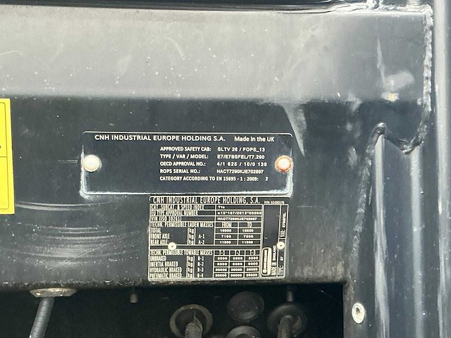 2018 new holland t7290 landbouwtractor - afbeelding 3 van  19