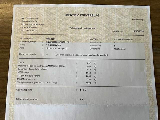 2018 nissan nv300 bedrijfswagen met dakrail + sortimo inrichting - afbeelding 43 van  48