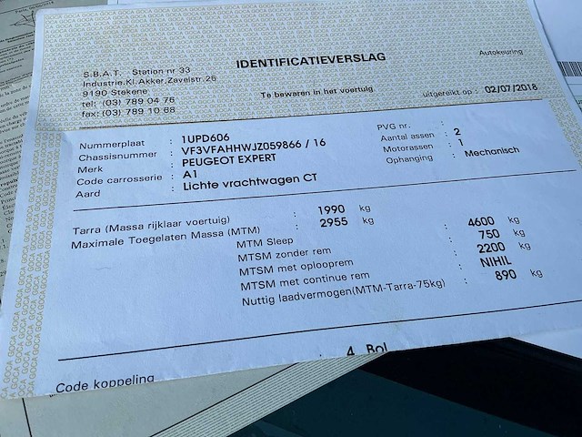 2018 peugeot expert bedrijfswagen - afbeelding 24 van  32