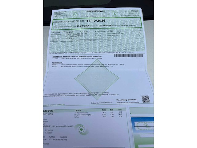 2018 peugeot partner tepee 1.2 puretech - trekhaak - airco - gekeurd voor verkoop - afbeelding 17 van  29