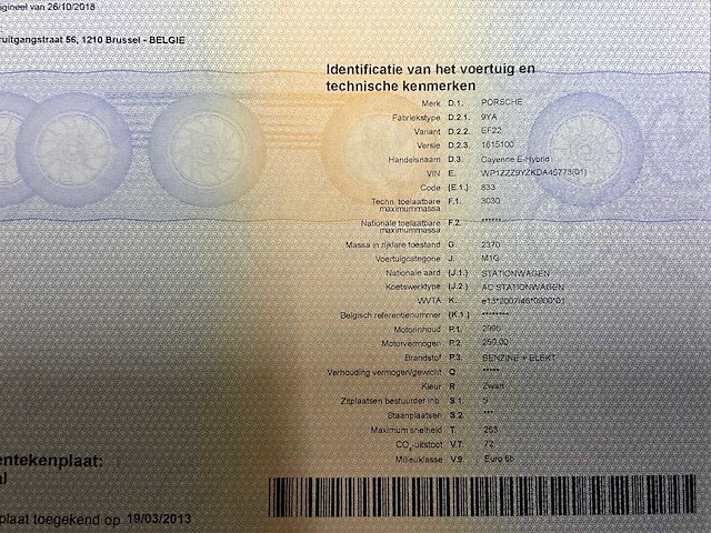 2018 porsche cayenne e-hybrid break - afbeelding 54 van  61
