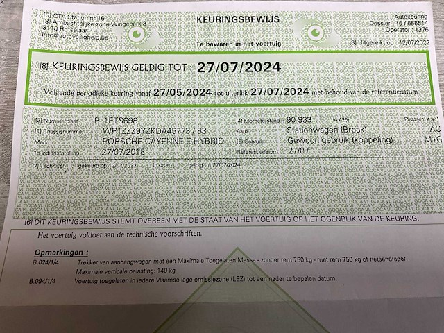 2018 porsche cayenne e-hybrid break - afbeelding 55 van  61