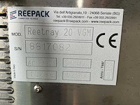 2018 reepack reetray 20 vgm vacuüm traysealer - afbeelding 5 van  16