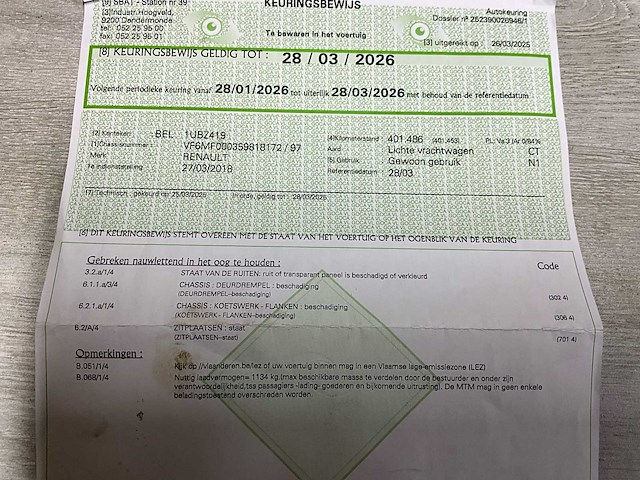 2018 renault master - 2.3 diesel - euro 6b - afbeelding 38 van  53