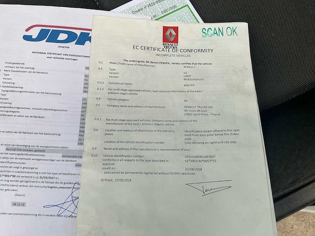 2018 renault master vg meubelbak - afbeelding 30 van  38