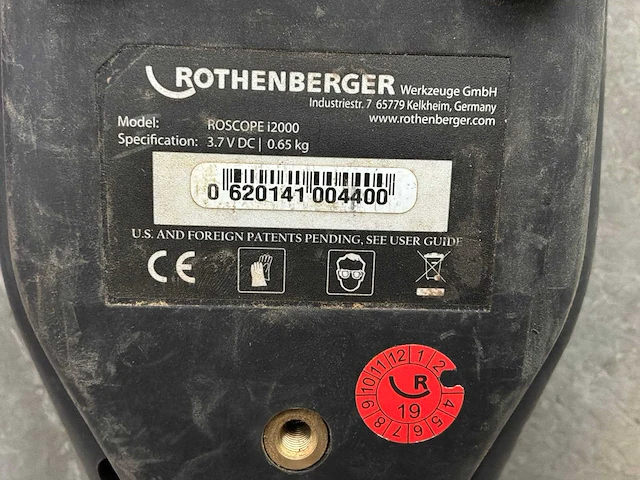2018 rothenberger roscope i2000 module 25/16 rioolcamera 100mm - afbeelding 2 van  4