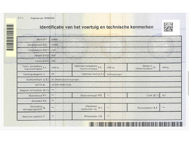 2018 saris c2000 bakwagen aanhangwagen - afbeelding 10 van  22