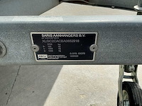2018 saris c2700 dubbelasser gesloten geremd aanhangwagen - afbeelding 11 van  21