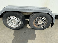 2018 saris c2700 dubbelasser gesloten geremd aanhangwagen - afbeelding 12 van  21
