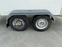 2018 saris c2700 dubbelasser gesloten geremd aanhangwagen - afbeelding 16 van  21