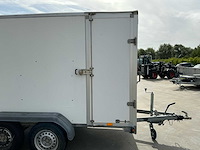 2018 saris c2700 dubbelasser gesloten geremd aanhangwagen - afbeelding 17 van  21