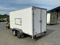 2018 saris c2700 dubbelasser gesloten geremd aanhangwagen - afbeelding 3 van  21