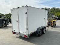 2018 saris c2700 dubbelasser gesloten geremd aanhangwagen - afbeelding 5 van  21