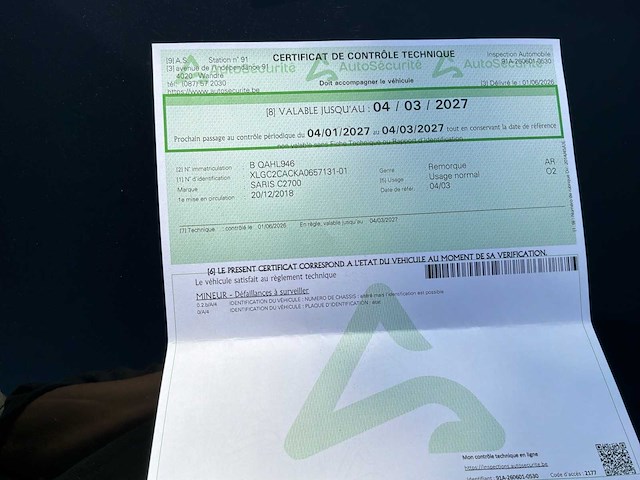 2018 saris pk180 driehoekstrailer - afbeelding 24 van  31