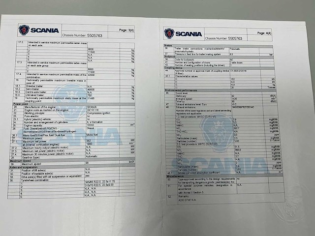 2018 scania r520 v8 vrachtwagen - afbeelding 17 van  31