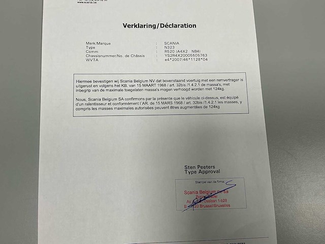 2018 scania r520 v8 vrachtwagen - afbeelding 22 van  31