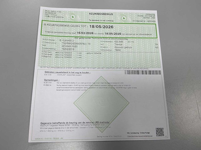 2018 scania r520 v8 vrachtwagen - afbeelding 25 van  31