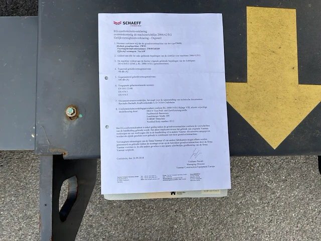 2018 schaeff/terex tw95 bandengraafmachine - afbeelding 33 van  40