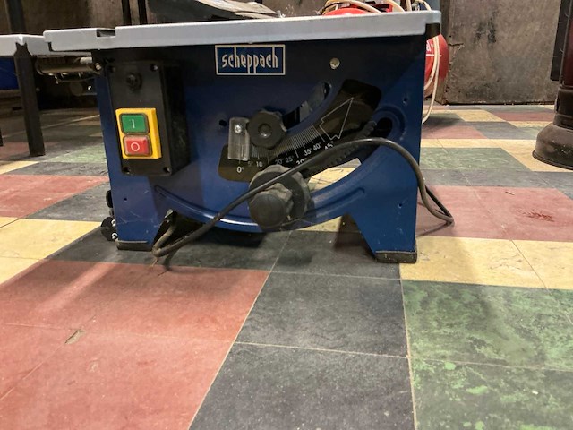 2018 scheppach hs80 tafelzaagmachine - afbeelding 2 van  5