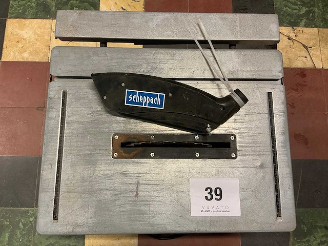 2018 scheppach hs80 tafelzaagmachine - afbeelding 3 van  5