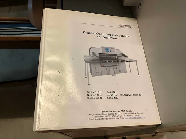2018 schneider senator 137h s-line guillotine - afbeelding 3 van  19