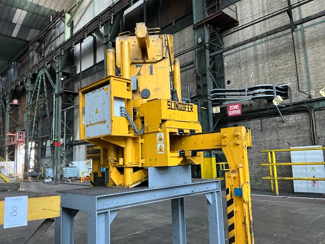 2018 slingofer 726dp spoelgrijper met standaard - afbeelding 5 van  7