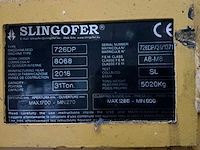 2018 slingofer 726dp spoelgrijper met standaard - afbeelding 7 van  7