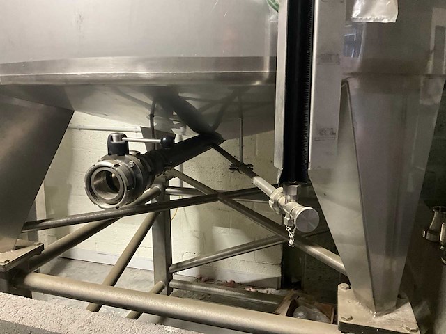 2018 steas k5-sl verticale rvs opslagmengtank - afbeelding 2 van  4