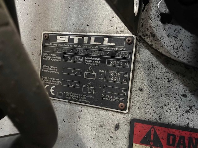 2018 stil rx60-30 vorkheftruck - afbeelding 3 van  15