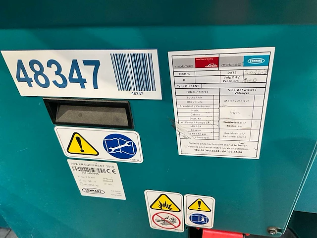 2018 tennant t17-u00944 vloerreiniger - afbeelding 4 van  30