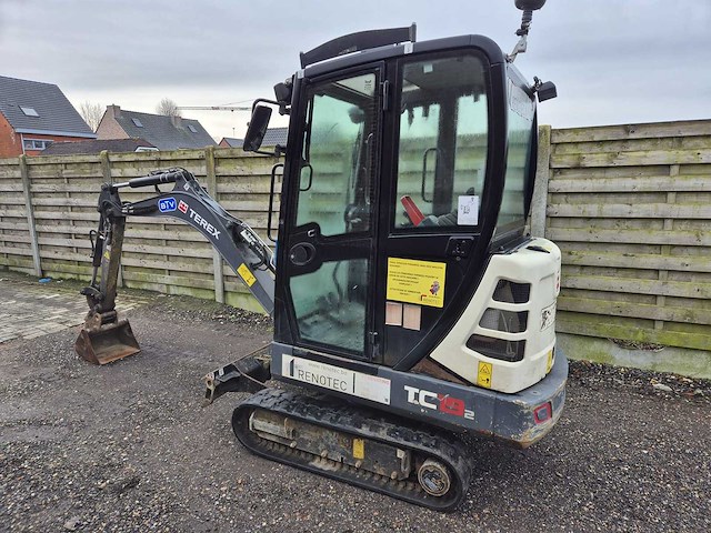 2018 terex tc19-2 minigraafmachine - afbeelding 16 van  51