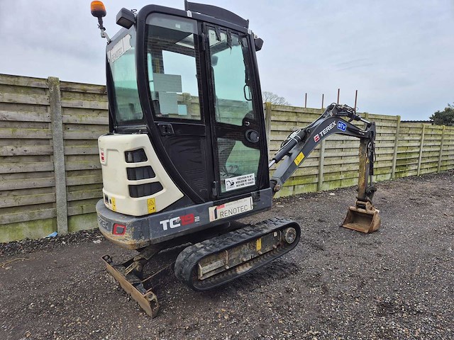 2018 terex tc19-2 minigraafmachine - afbeelding 34 van  51