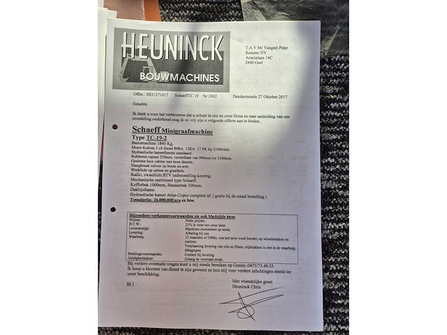 2018 terex tc19-2 minigraafmachine - afbeelding 51 van  51