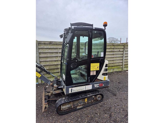 2018 terex tc19-2 minigraafmachine - afbeelding 23 van  48