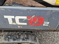 2018 terex tc19-2 minigraafmachine - afbeelding 47 van  48