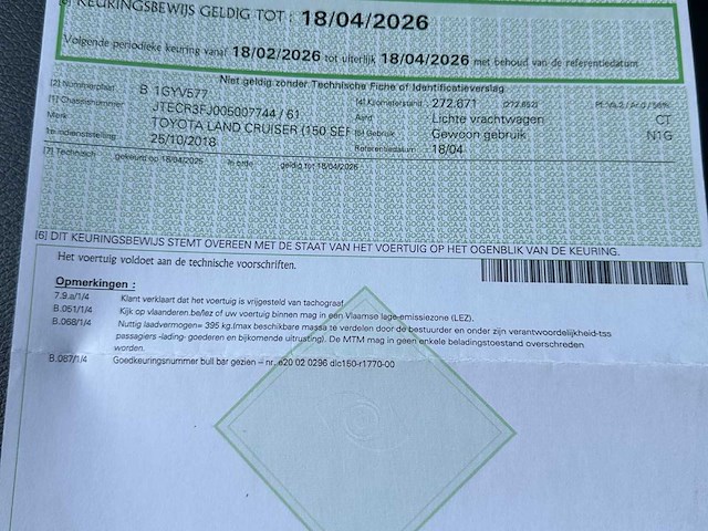 2018 toyota land cruiser personenauto - afbeelding 14 van  21