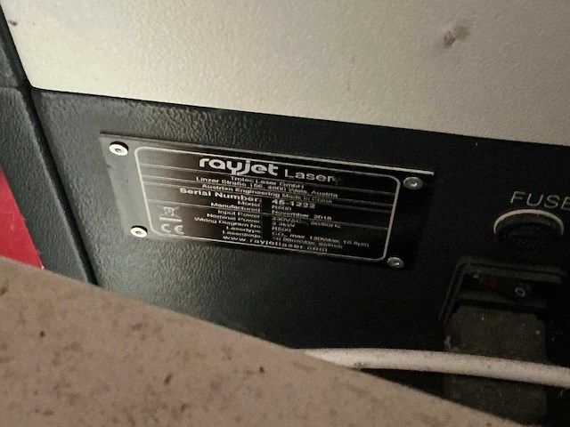 2018 trotec rayjet r500 co2 lasergraveermachine - afbeelding 11 van  13