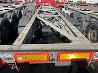 2018 van hool containerchassis oplegger containertransport 40-45 voet (75140-504) - afbeelding 5 van  10