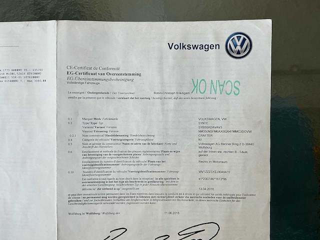 2018 volkswagen crafter bedrijfswagen - afbeelding 33 van  43