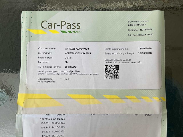 2018 volkswagen crafter bedrijfswagen - afbeelding 30 van  42