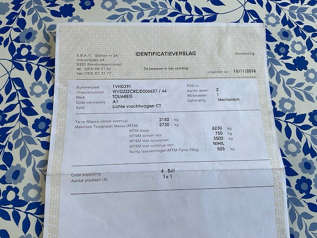 2018 volkswagen touareg 3.0 tdi v6 lichte vracht - afbeelding 46 van  54