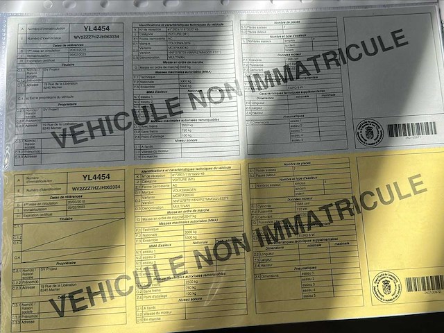 2018 volkswagen transporter t6 wagen - afbeelding 4 van  10