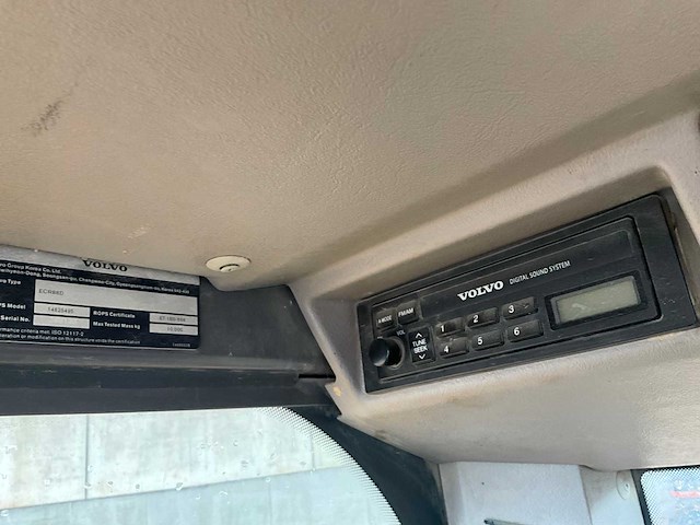 2018 volvo ecr88d midigraafmachine - afbeelding 10 van  30