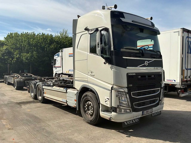 2018 volvo truck container transporter dubbele aanhanger - afbeelding 6 van  71