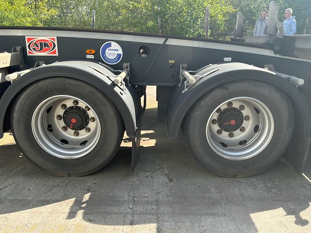 2018 volvo truck container transporter dubbele aanhanger - afbeelding 11 van  71