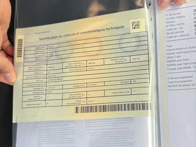 2018 volvo truck container transporter dubbele aanhanger - afbeelding 56 van  62