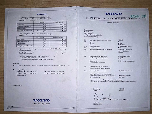 2018 volvo xc90 t8 twin engine personenauto - afbeelding 40 van  47