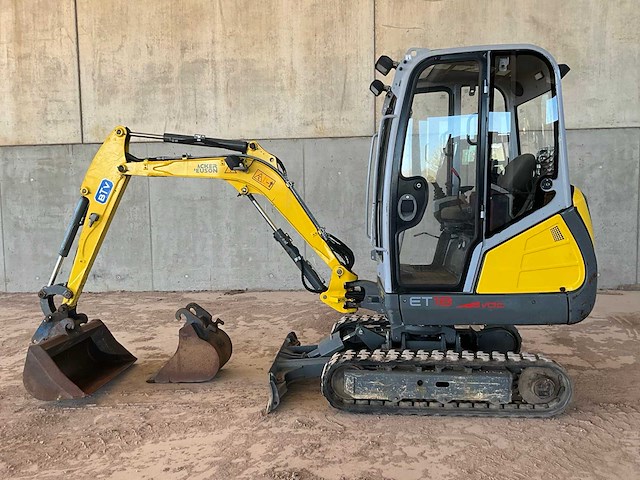 2018 wacker neuson et18 minigraafmachine - afbeelding 1 van  26