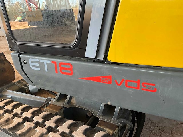 2018 wacker neuson et18 minigraafmachine - afbeelding 17 van  26