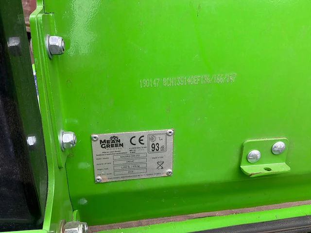 2019 - mean green - majoris - ride on lawn mower - afbeelding 2 van  15